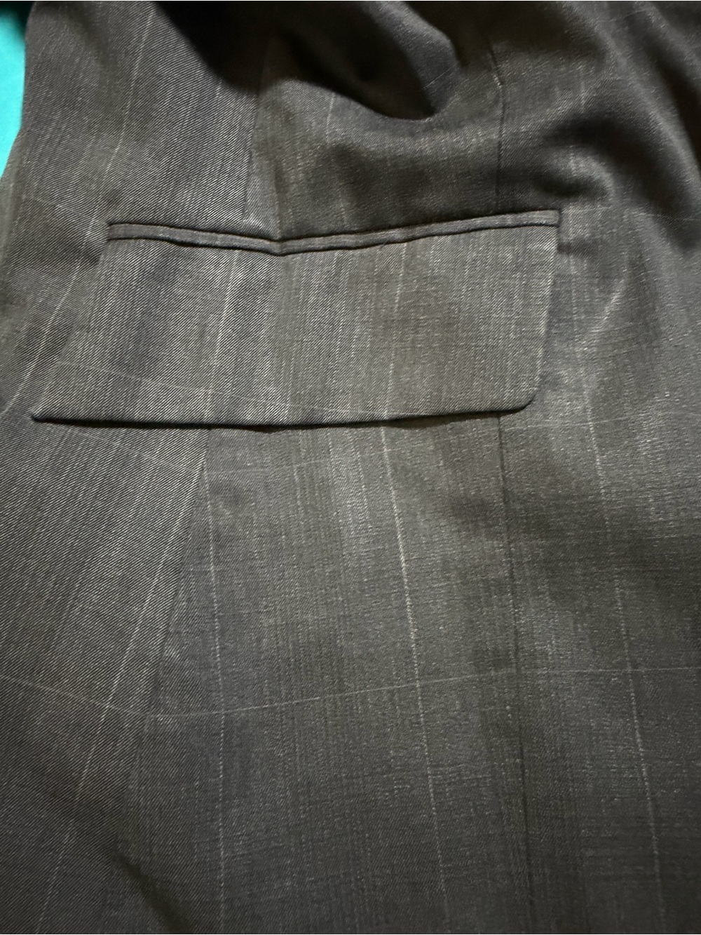 Classic Womens Dark Gray Two-Piece Suit Blazer & Pants - Picture 4 of 6